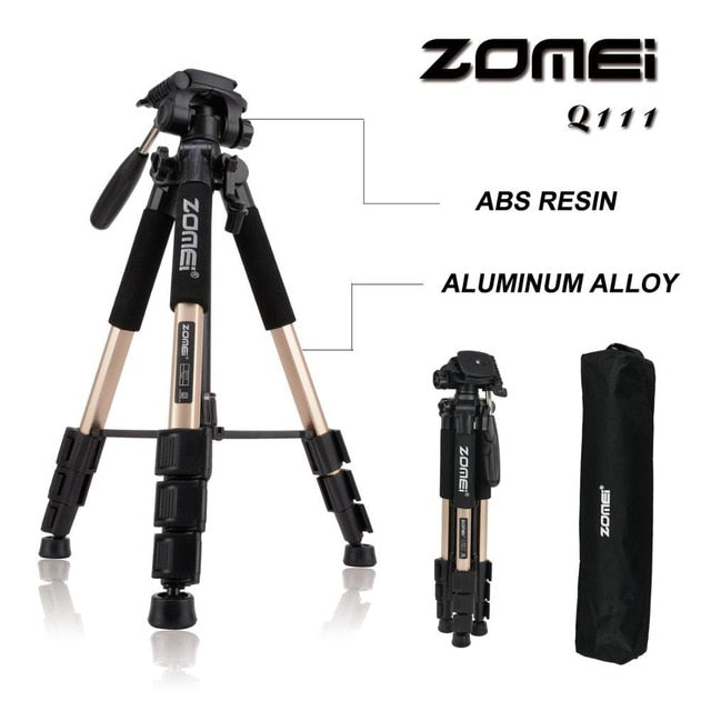 Professional Portable Travel Aluminum Camera Tripod Gadget