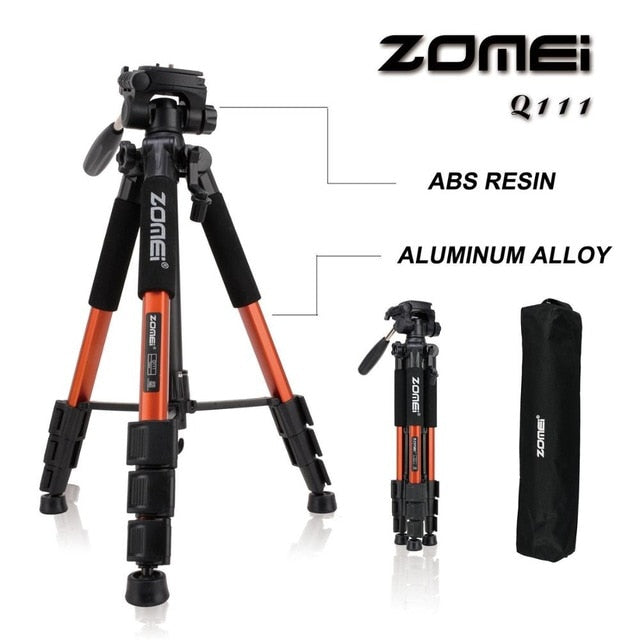 Professional Portable Travel Aluminum Camera Tripod Gadget