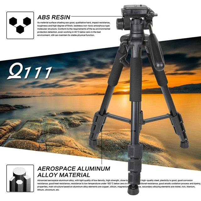 Professional Portable Travel Aluminum Camera Tripod Gadget