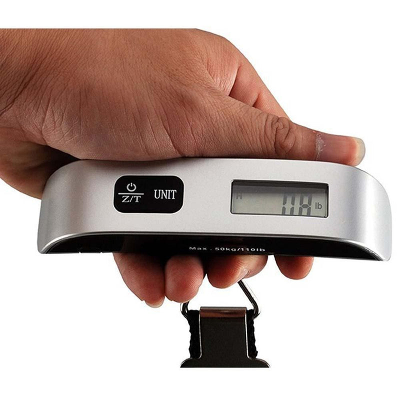 WEIGHING SCALES SUITCASE BAG NEW 50KG DIGITAL TRAVEL PORTABLE