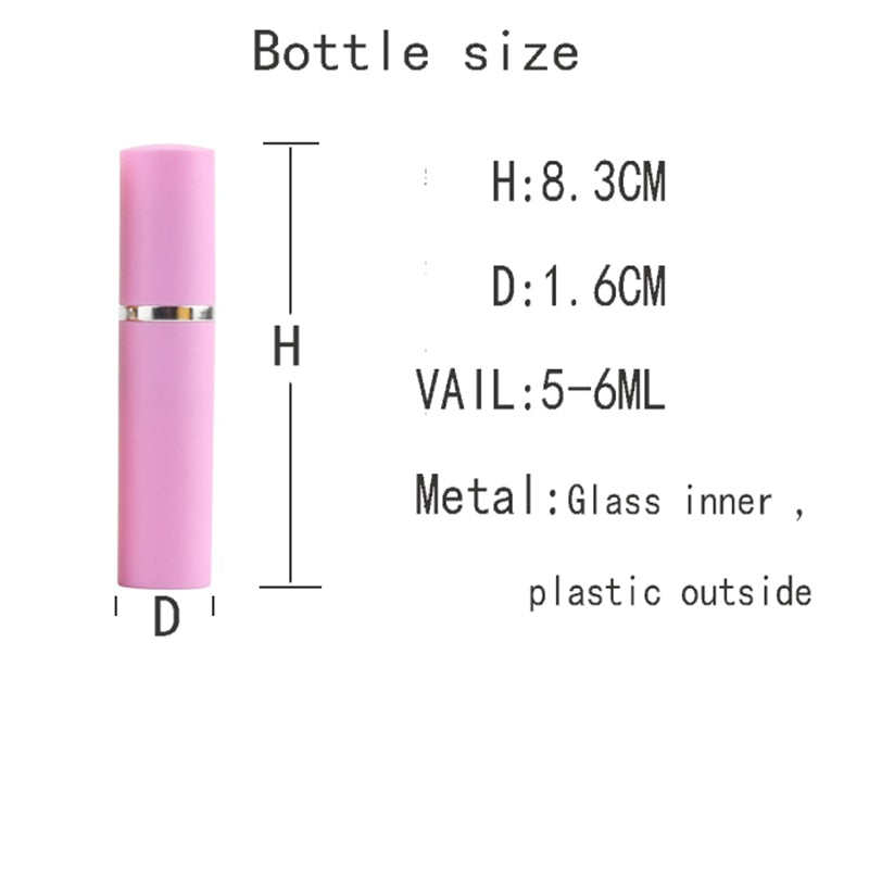 Refillable 5ml Refillable Mini Perfume Spray Bottle