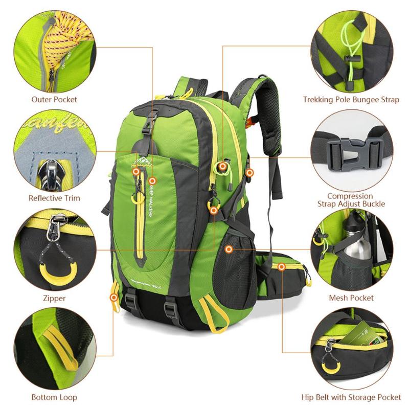 Waterproof Climbing Shoulder Backpack