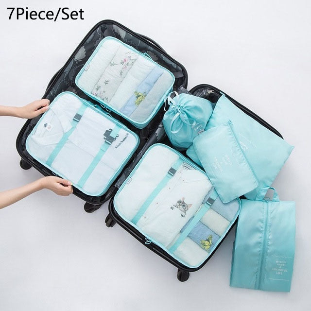 8-Piece Baggage Travel Luggage Bags