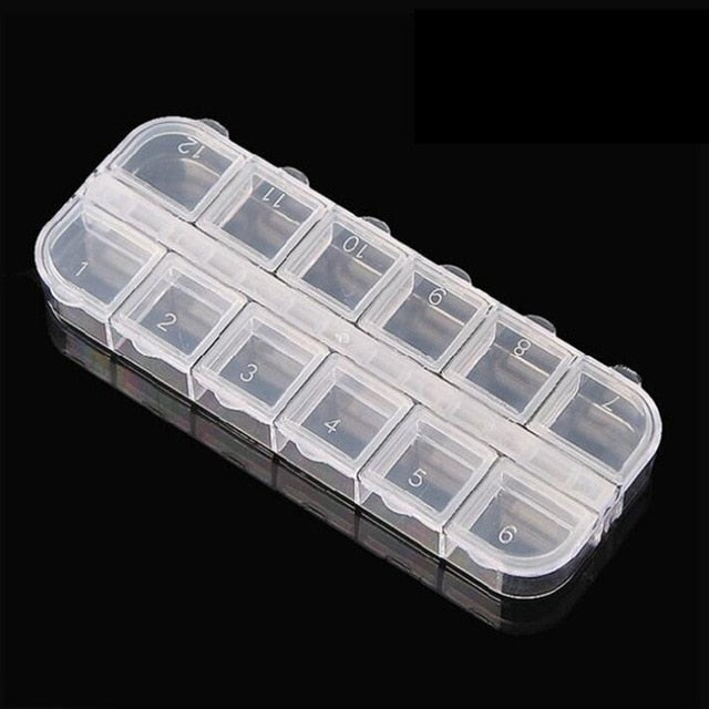 28 Slots Box Clear Plastic Bottle & Sprayer Storage Box